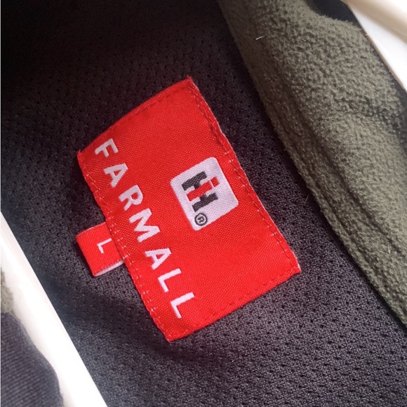 International Harvester Farmall Full Zip Fleece Mens Large Farming Tractor - Picture 2 of 4